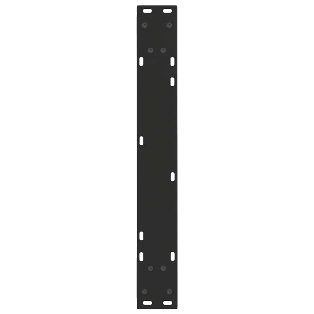Esstisch Beine V-Form 3 Stück Schwarz 70x(72-73,3) cm Stahl