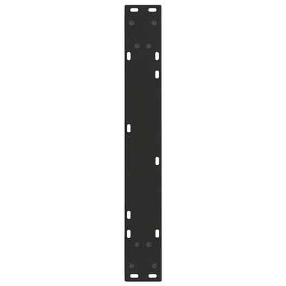Esstisch Beine V-Form 3 Stück Schwarz 70x(72-73,3) cm Stahl