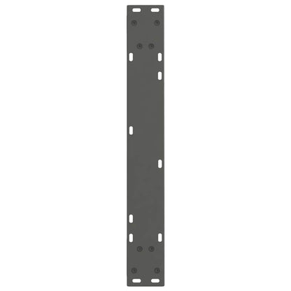 Esstisch Beine V-Form 3 Stück Anthrazit 70x(72-73,3) cm Stahl