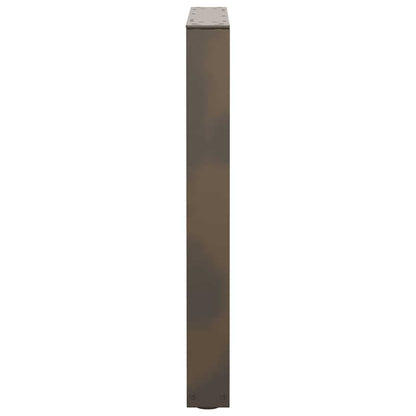 Esstischbeine V-Form 3 Stück Naturstahl 70x(72-73,3) cm Stahl