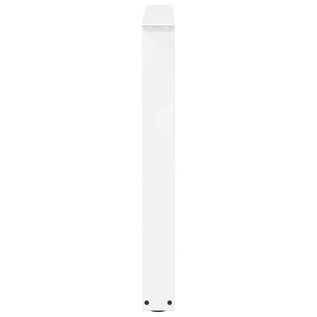 Esstisch Beine V-Form 3 Stück Weiß 80x(72-73,3) cm Stahl