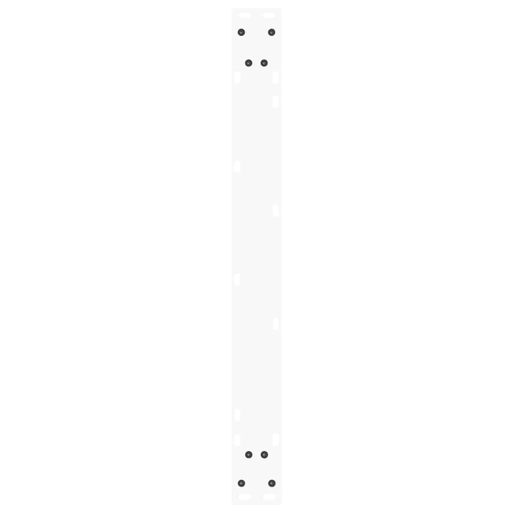 Esstisch Beine V-Form 3 Stück Weiß 80x(72-73,3) cm Stahl