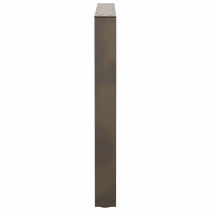 Esstisch Beine V-Form 3 Stück Naturstahl 90x(72-73,3) cm Stahl