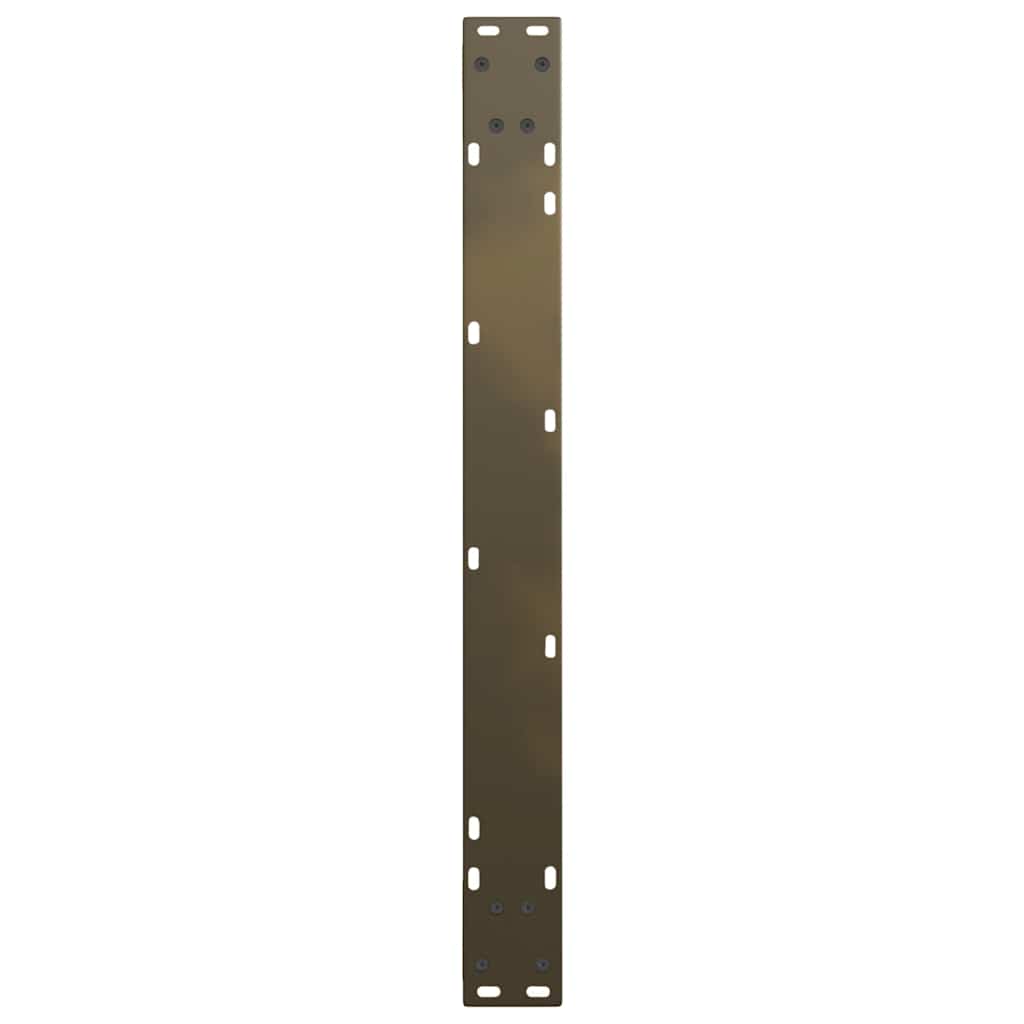 Esstisch Beine V-Form 3 Stück Naturstahl 90x(72-73,3) cm Stahl