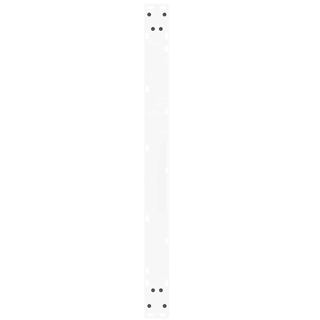 Esstischbeine V-Form 3 Stück Weiß 100x(72-73,3) cm Stahl
