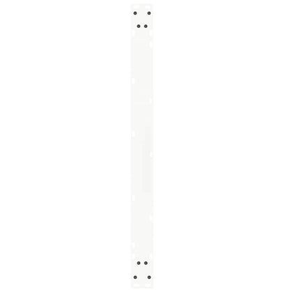 Esstischbeine V-Form 3 Stück Weiß 100x(72-73,3) cm Stahl