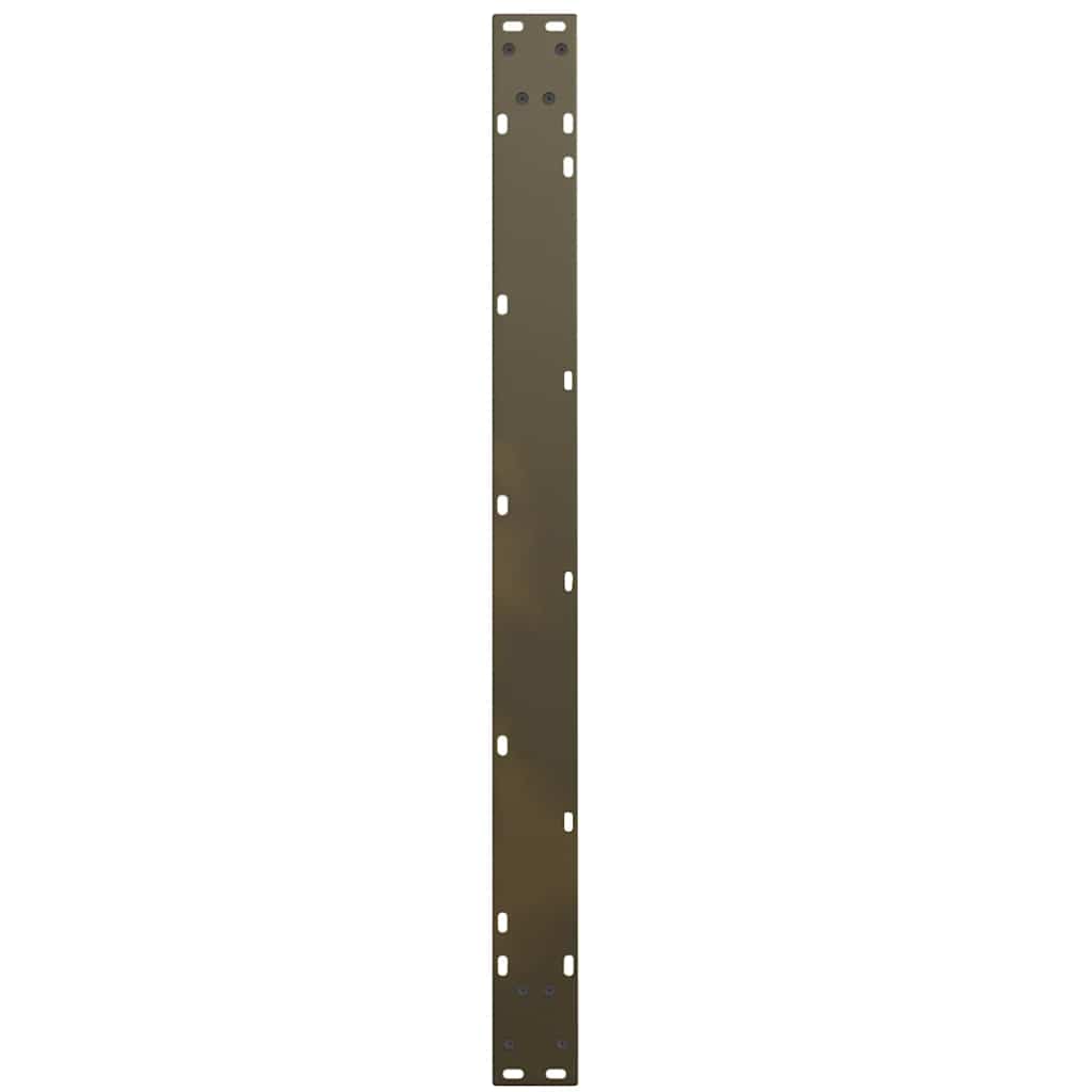 Esstischbeine V-Form 3 Stück Naturstahl 100x(72-73,3) cm Stahl