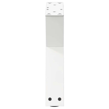 Couchtischbeine 2 Stk. Weiß 40x(30-31,3) cm Stahl