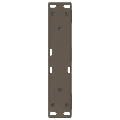 Couchtischbeine 2 Stk. Naturstahl 40x(30-31,3) cm Stahl