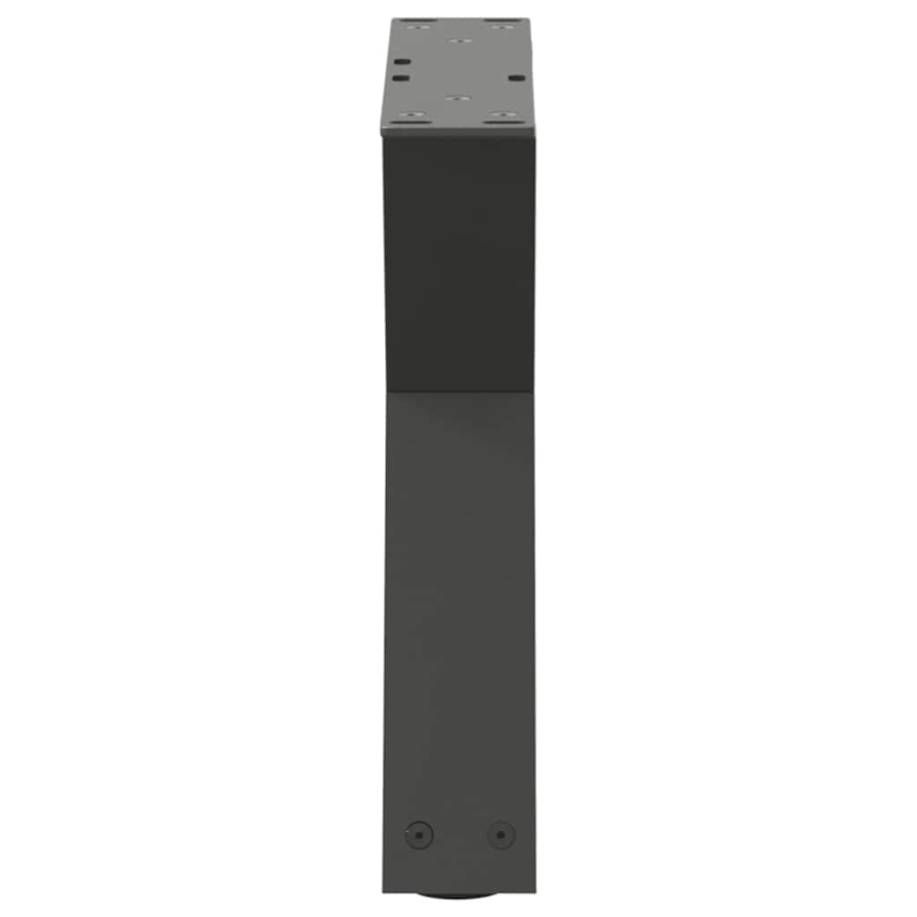 Couchtischbeine 2 Stk. Anthrazit 60x(30-31,3) cm Stahl