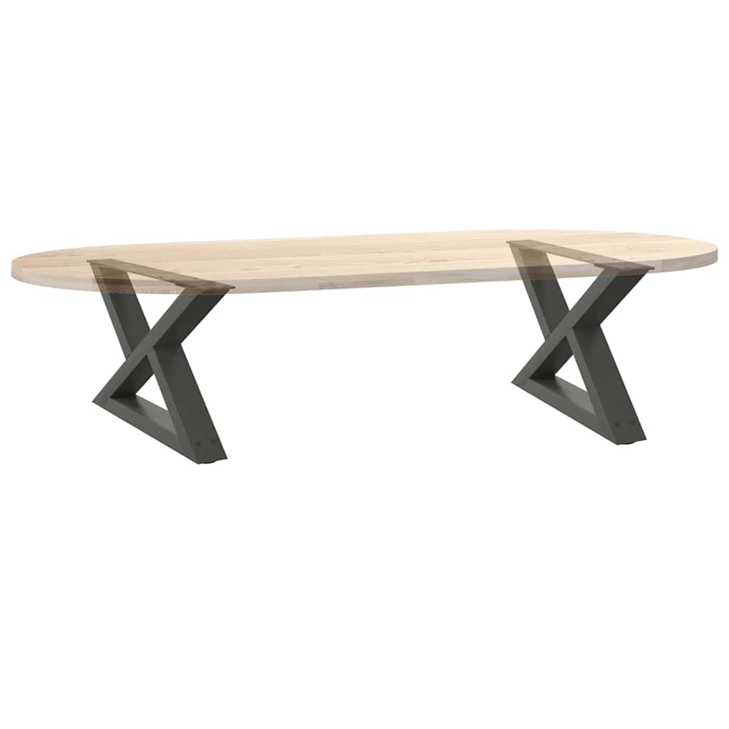 Couchtischbeine 2 Stk. Anthrazit 60x(30-31,3) cm Stahl