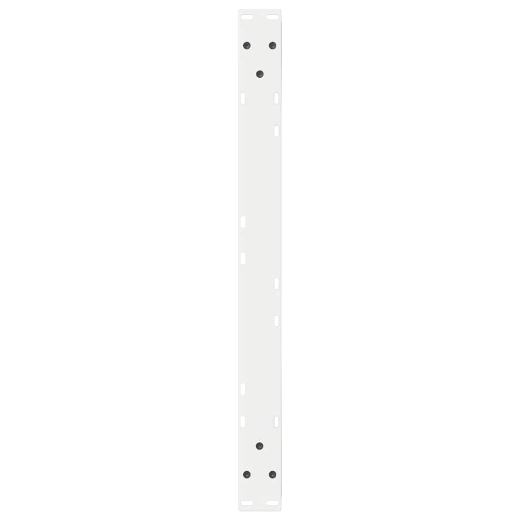 Couchtischbeine 2 Stk. Weiß 70x(30-31,3) cm Stahl
