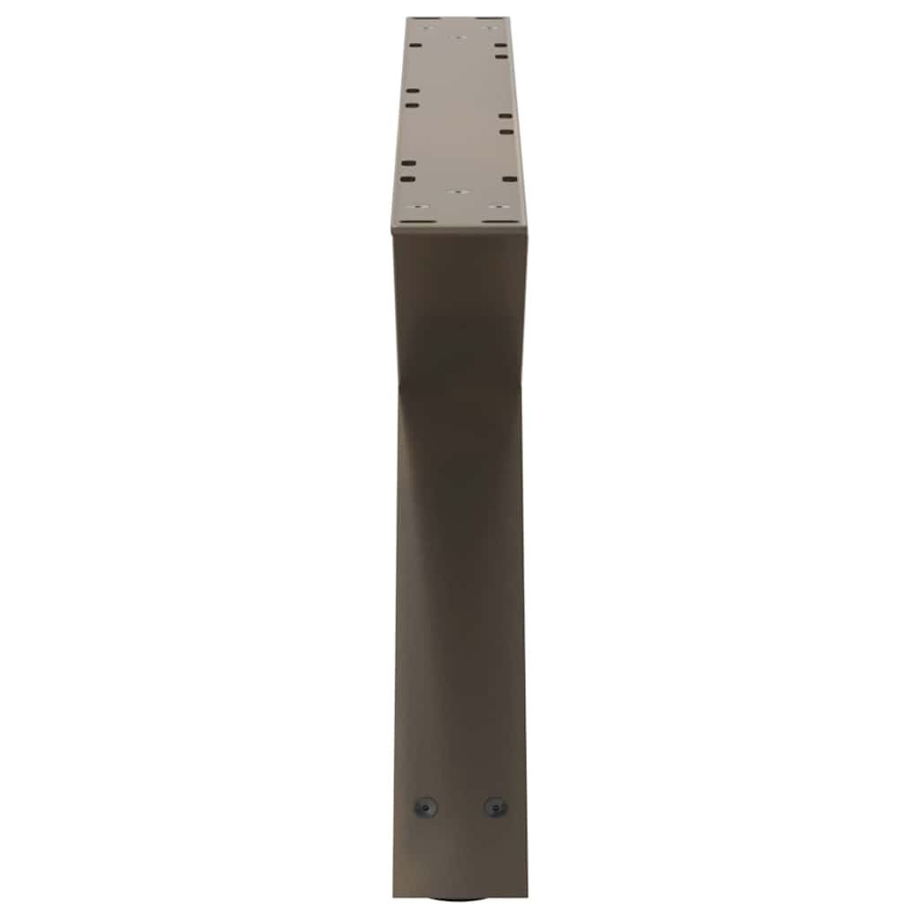 Couchtischbeine 2 Stk. Naturstahl 70x(30-31,3) cm Stahl