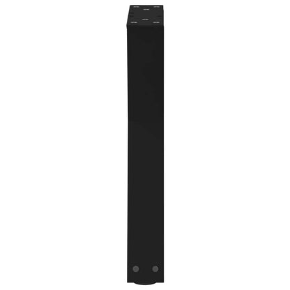 Couchtischbeine 2 Stk. Schwarz 28x(42-43,3) cm Stahl