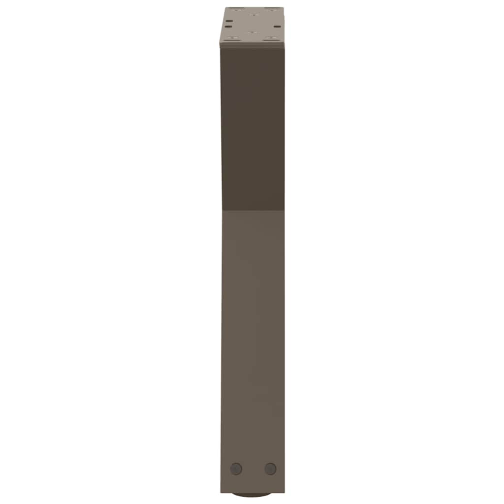 Couchtischbeine 2 Stk. Naturstahl 28x(42-43,3) cm Stahl