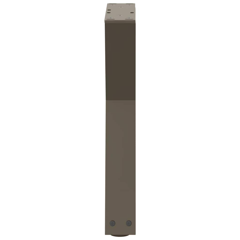 Couchtischbeine 2 Stk. Naturstahl 38x(42-43,3) cm Stahl