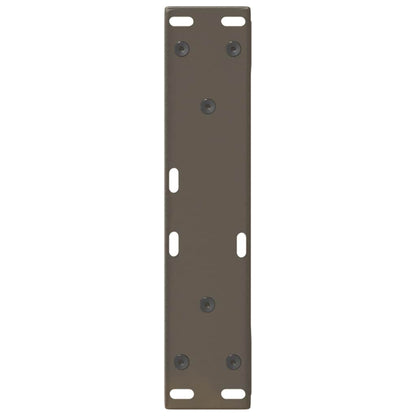 Couchtischbeine 2 Stk. Naturstahl 38x(42-43,3) cm Stahl