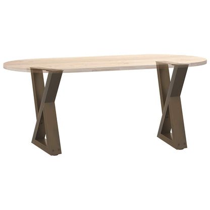 Couchtischbeine 2 Stk. Naturstahl 38x(42-43,3) cm Stahl