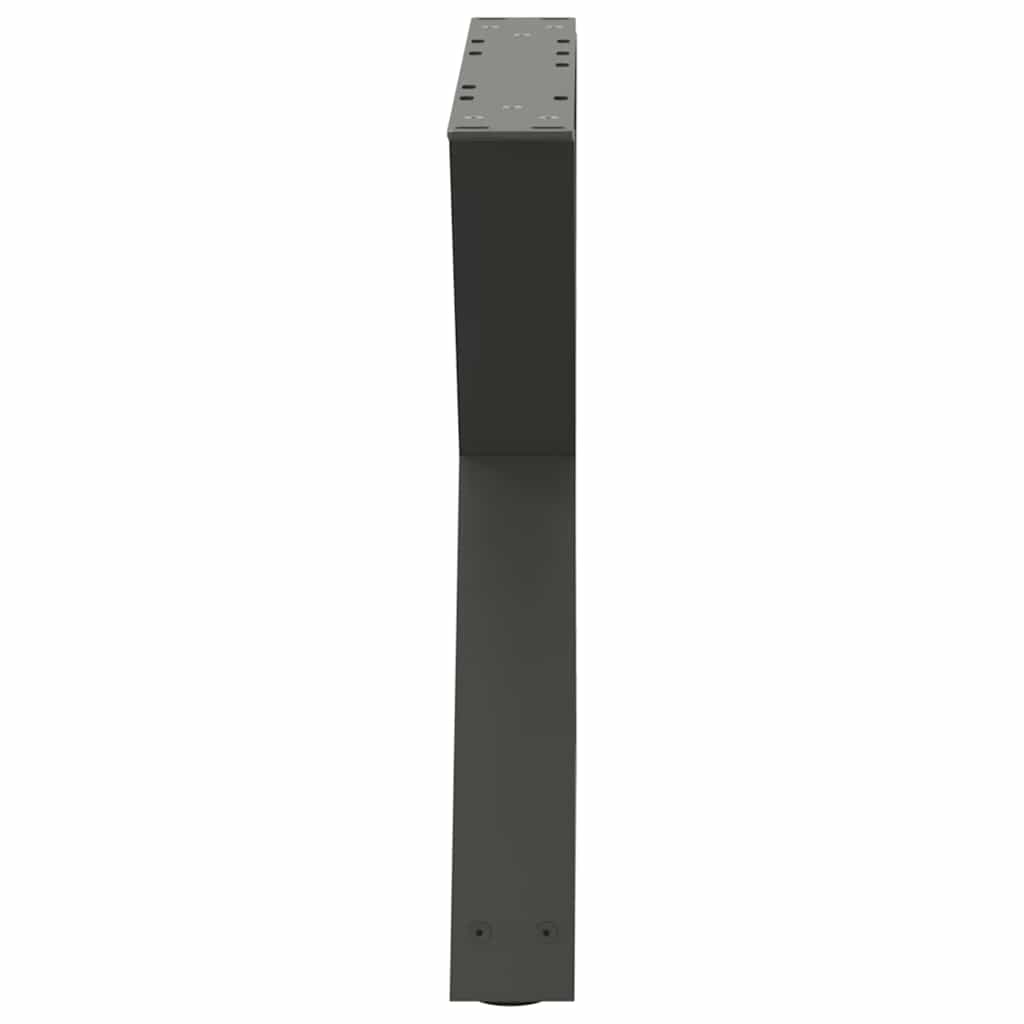 Couchtischbeine 2 Stk. Anthrazit 50x(42-43,3) cm Stahl