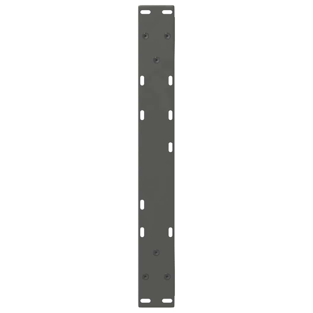 Couchtischbeine 2 Stk. Anthrazit 50x(42-43,3) cm Stahl