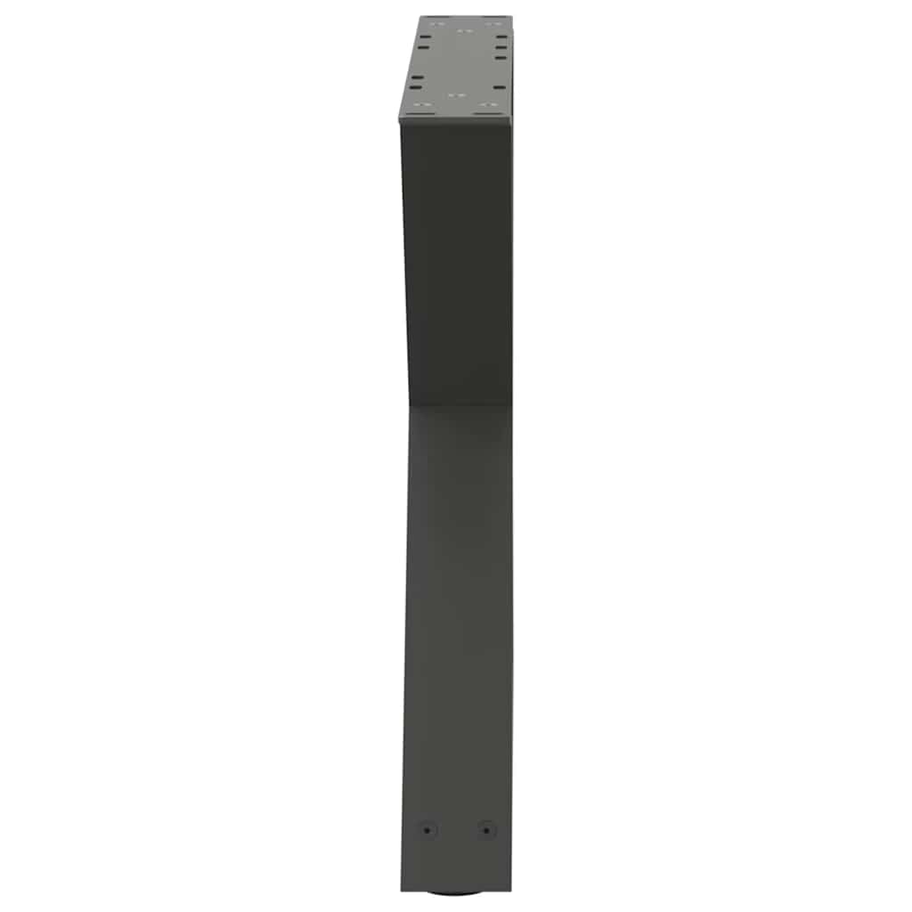 Couchtischbeine 2 Stk. Anthrazit 60x(42-43,3) cm Stahl