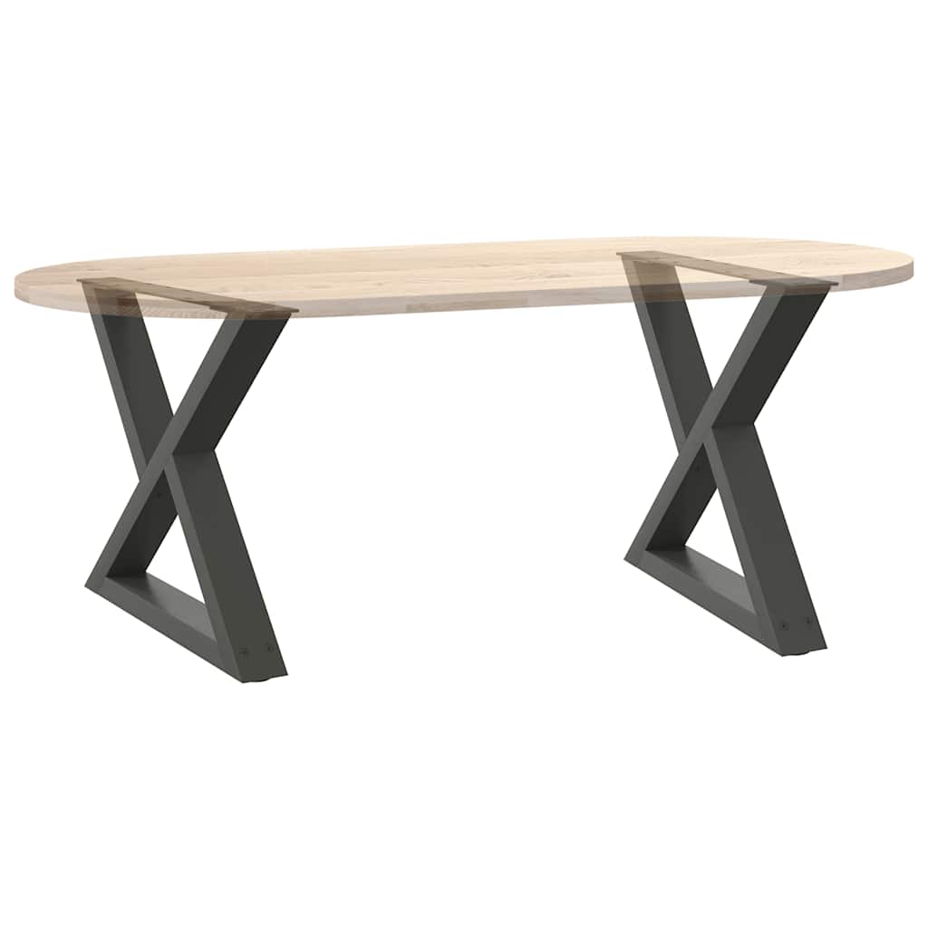 Couchtischbeine 2 Stk. Anthrazit 60x(42-43,3) cm Stahl