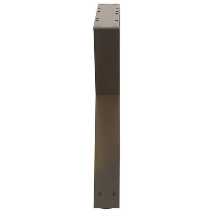 Couchtischbeine 2 Stk. Naturstahl 60x(42-43,3) cm Stahl