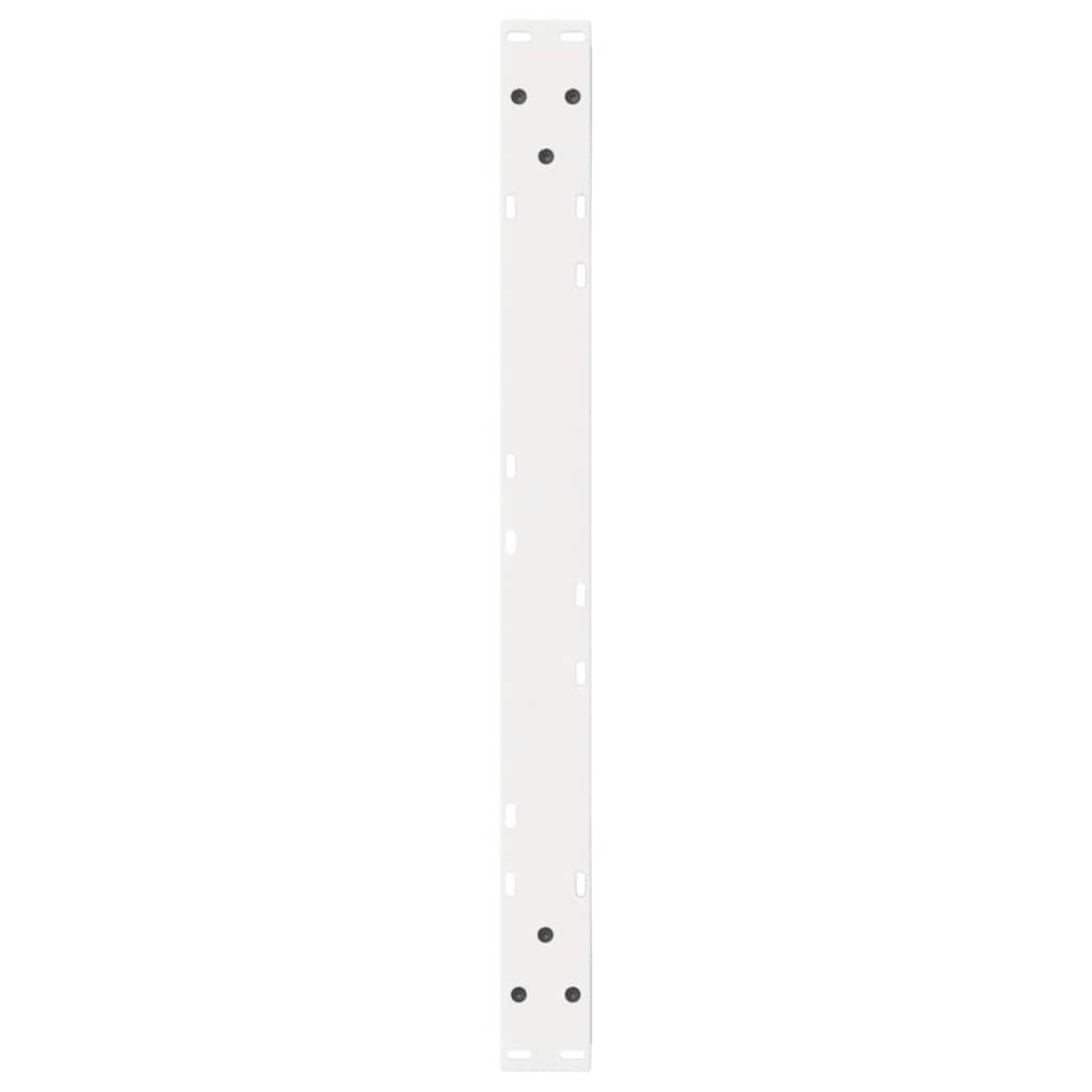 Couchtischbeine 2 Stk. Weiß 70x(42-43,3) cm Stahl