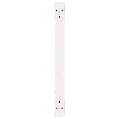Couchtischbeine 2 Stk. Weiß 70x(42-43,3) cm Stahl