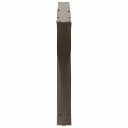 Couchtischbeine 2 Stk. Naturstahl 70x(42-43,3) cm Stahl