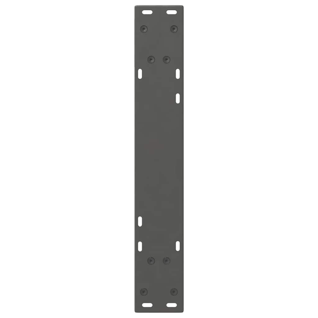 Esstisch Beine 2 Stk. Anthrazit 50x(72-73,3) cm Stahl