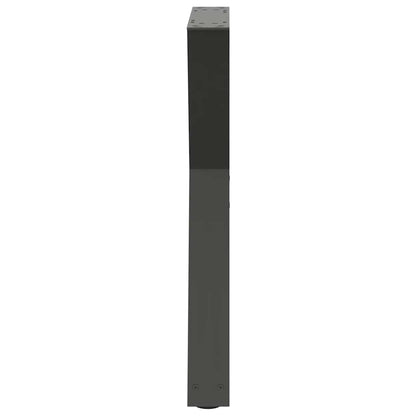 Esstisch Beine 2 Stk. Anthrazit 60x(72-73,3) cm Stahl
