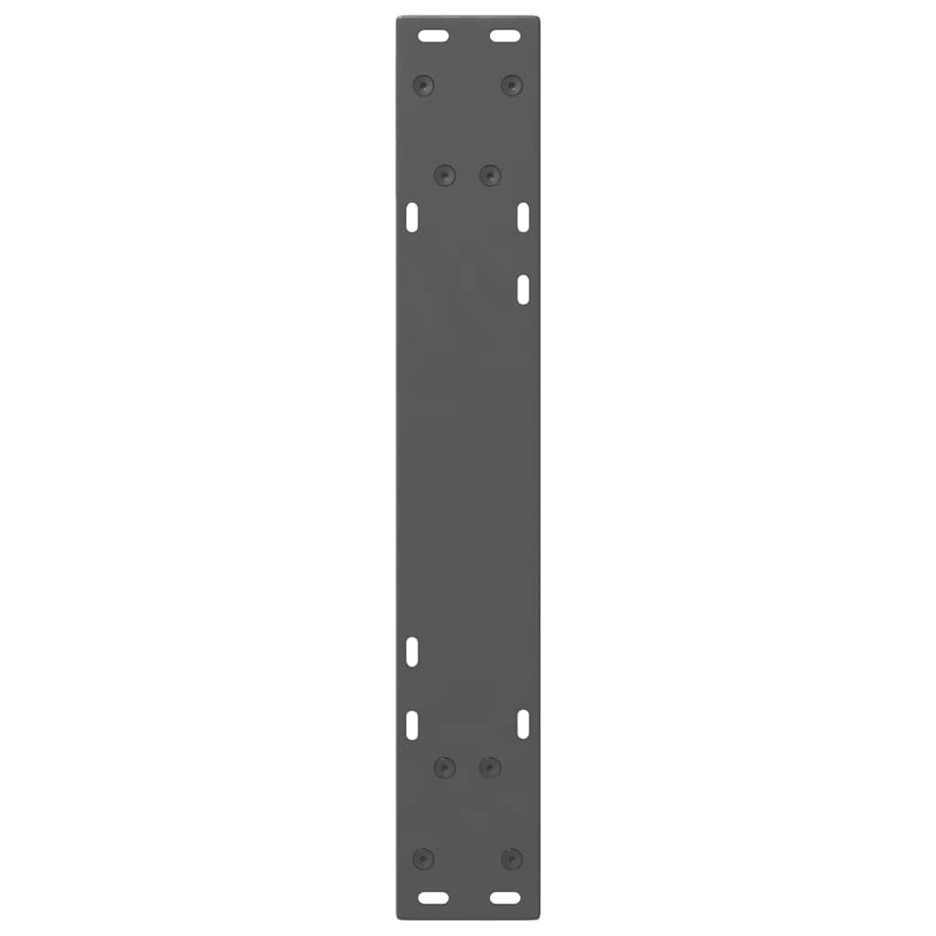 Esstisch Beine 2 Stk. Anthrazit 60x(72-73,3) cm Stahl