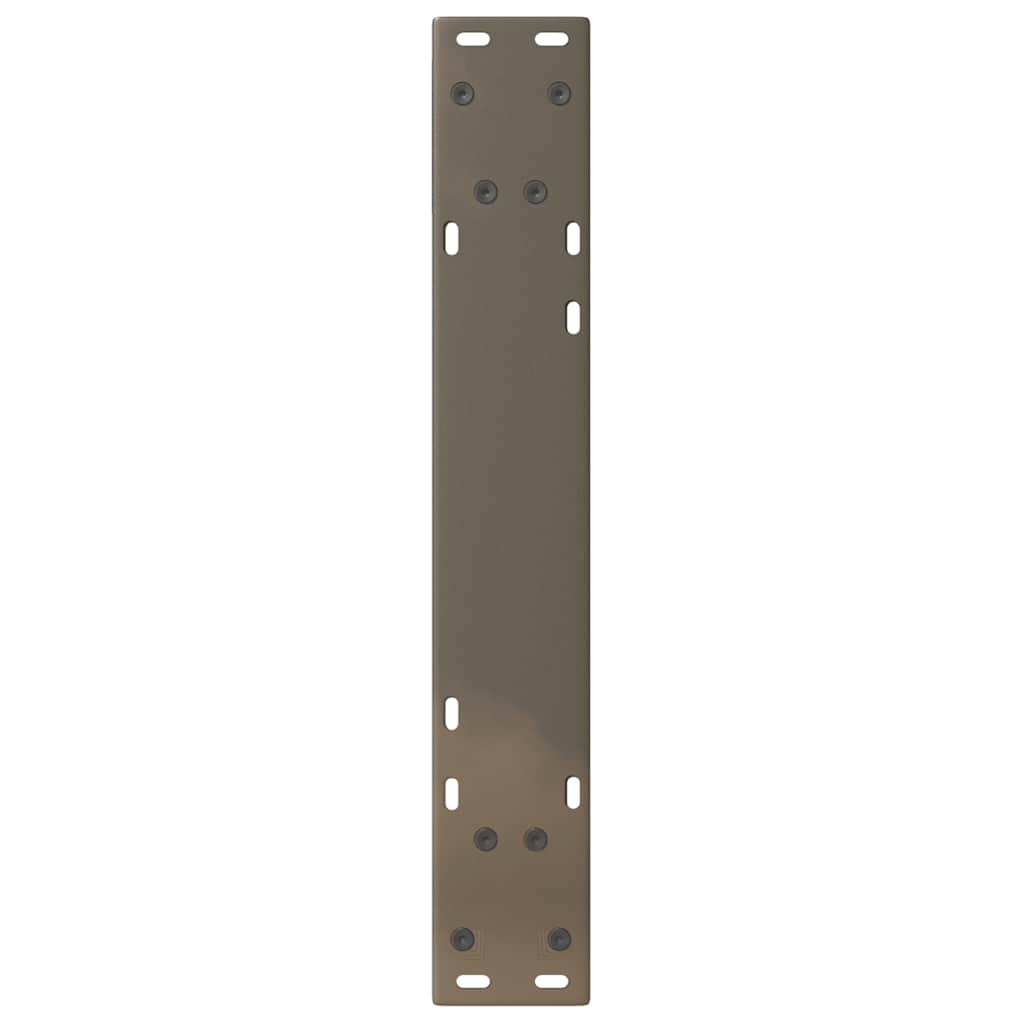 Esstisch Beine 2 Stück Naturstahl 60x(72-73,3) cm Stahl