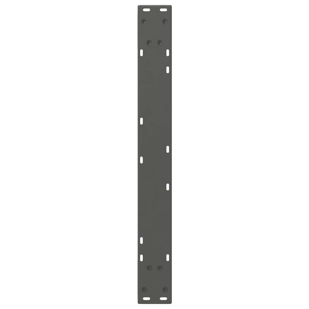 Esstisch Beine 2 Stück Anthrazit 70x(72-73,3) cm Stahl