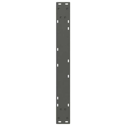 Esstisch Beine 2 Stück Anthrazit 70x(72-73,3) cm Stahl