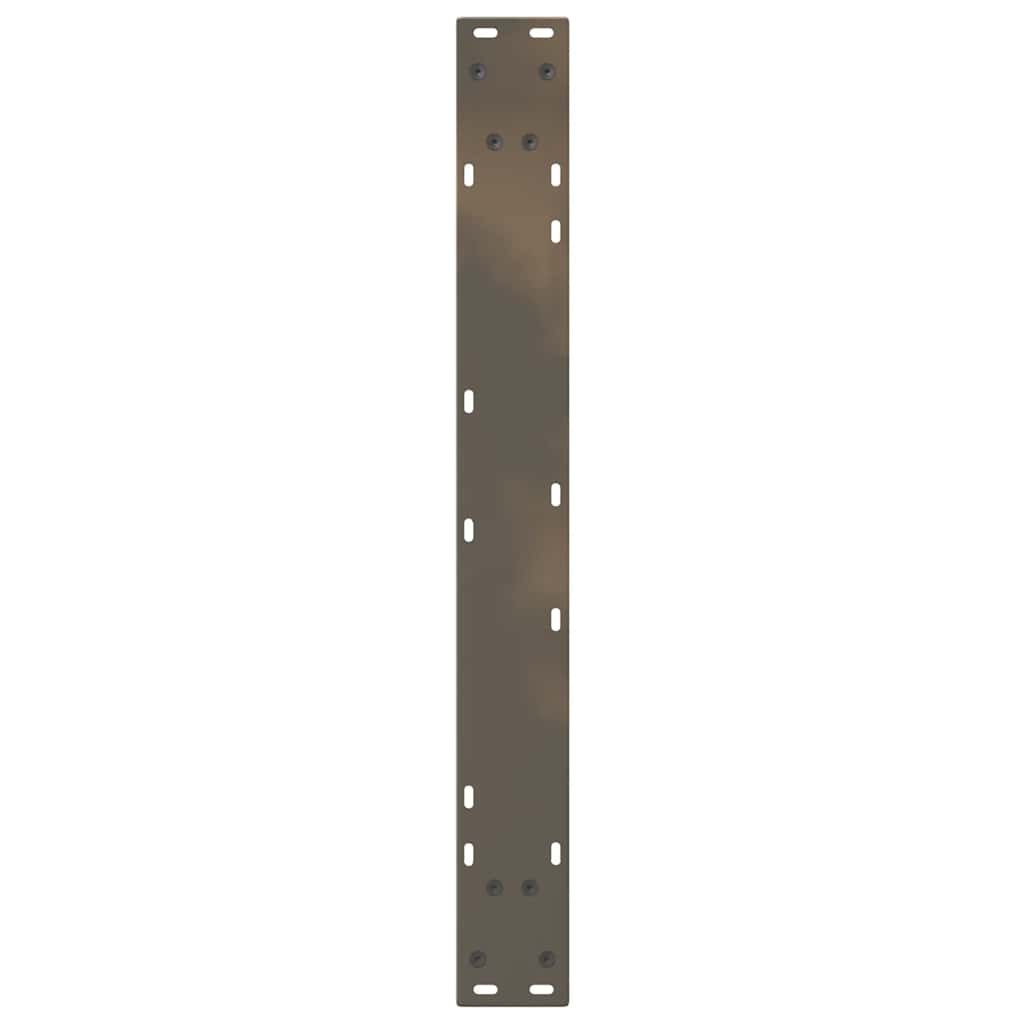 Esstisch Beine 2 Stück Naturstahl 70x(72-73,3) cm Stahl