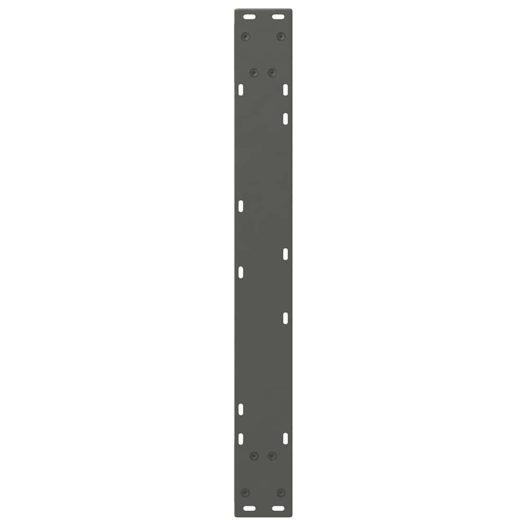 Esstisch Beine 2 Stück Anthrazit 80x(72-73,3) cm Stahl