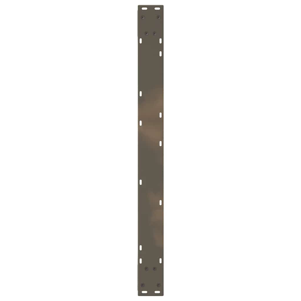 Esstisch Beine 2 Stück Naturstahl 90x(72-73,3) cm Stahl