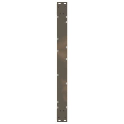 Esstisch Beine 2 Stück Naturstahl 90x(72-73,3) cm Stahl