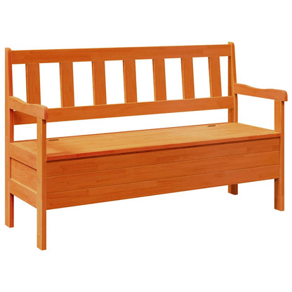 Gartenbank Braun 119 x 76 x 44cm Massivholz Kiefer