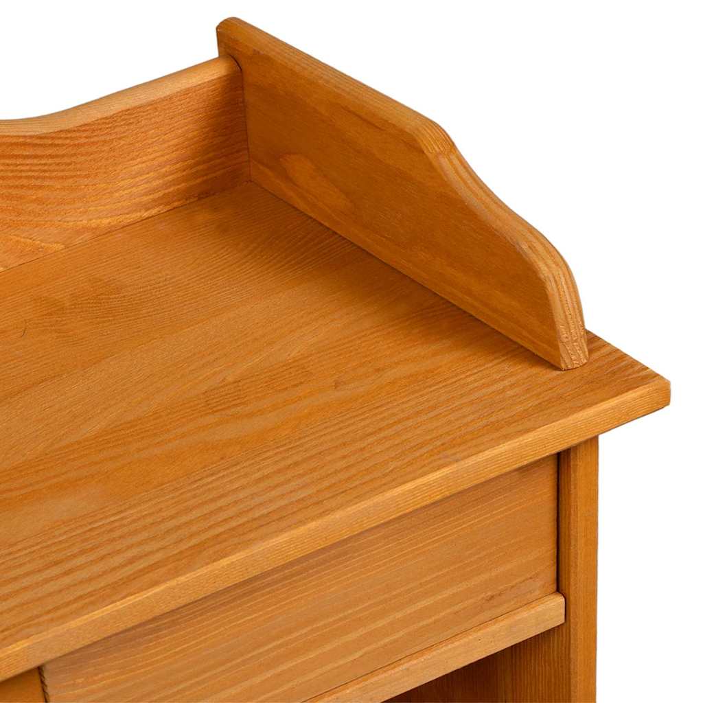 Weinregal Braun 90 x 60 x 30 cm Massives Kiefernholz