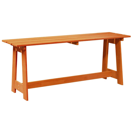 Gartenbank Braun 119 x 35 x 47 cm Massivholz Kiefer