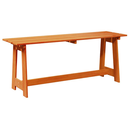 Gartenbank Braun 119 x 35 x 47 cm Massivholz Kiefer