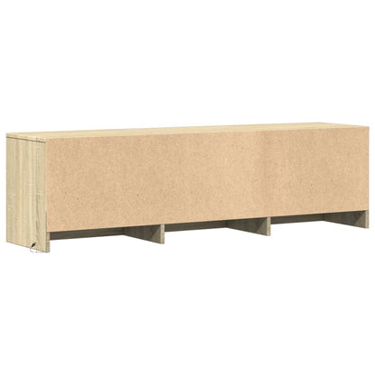 TV-Schrank LED Sonoma-Eiche 140x34x40 cm Holzwerkstoff
