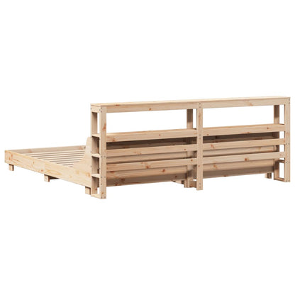 Massivholzbett ohne Matratze 180x200 Kiefernholz