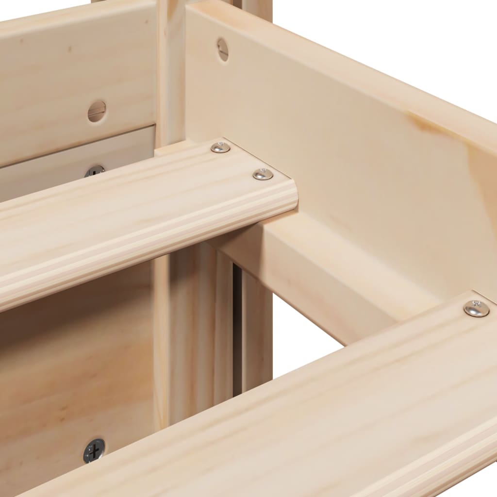 Bettgestell mit Kopfteil ohne Matratze 100x200 cm