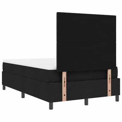 Boxspringbett mit Matratze Schwarz 120 x 190 cm Stoff