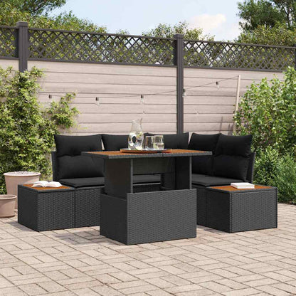 Garten Essgruppe 5 pcs Schwarz, Braun 100 x 55 x 73 cm