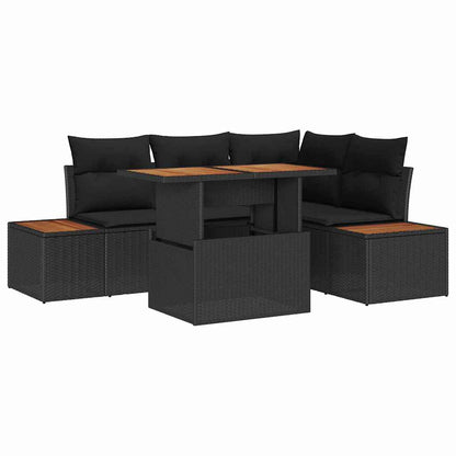 Garten Essgruppe 5 pcs Schwarz, Braun 100 x 55 x 73 cm